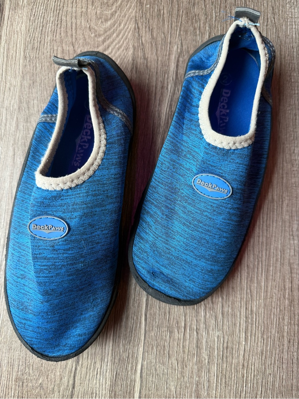 Kids Blue Water Shoes – Slip-On Pool & Beach Shoes